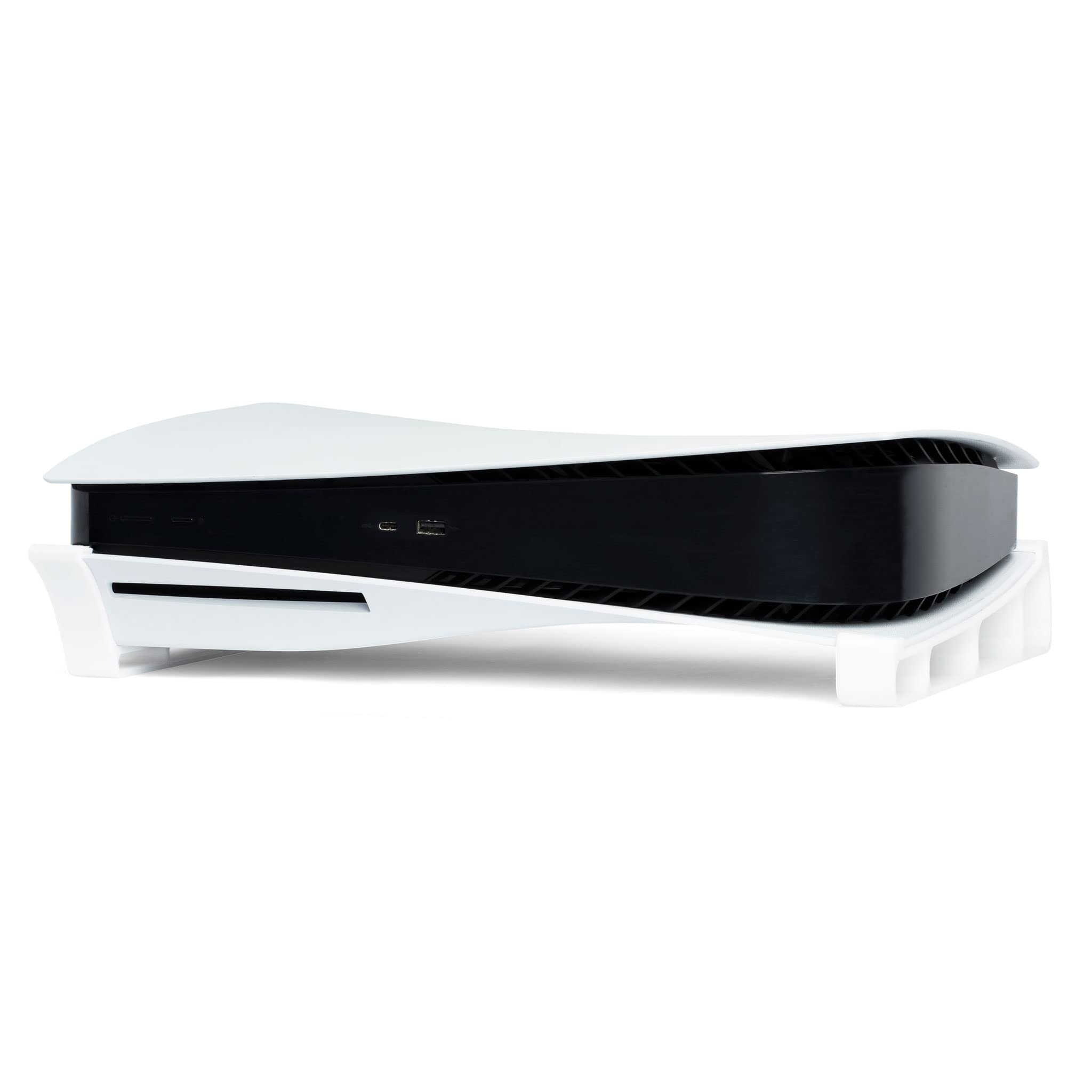 Glistco Skates - Horizontal Stand Compatible With Ps5 - Disc Edition (White)