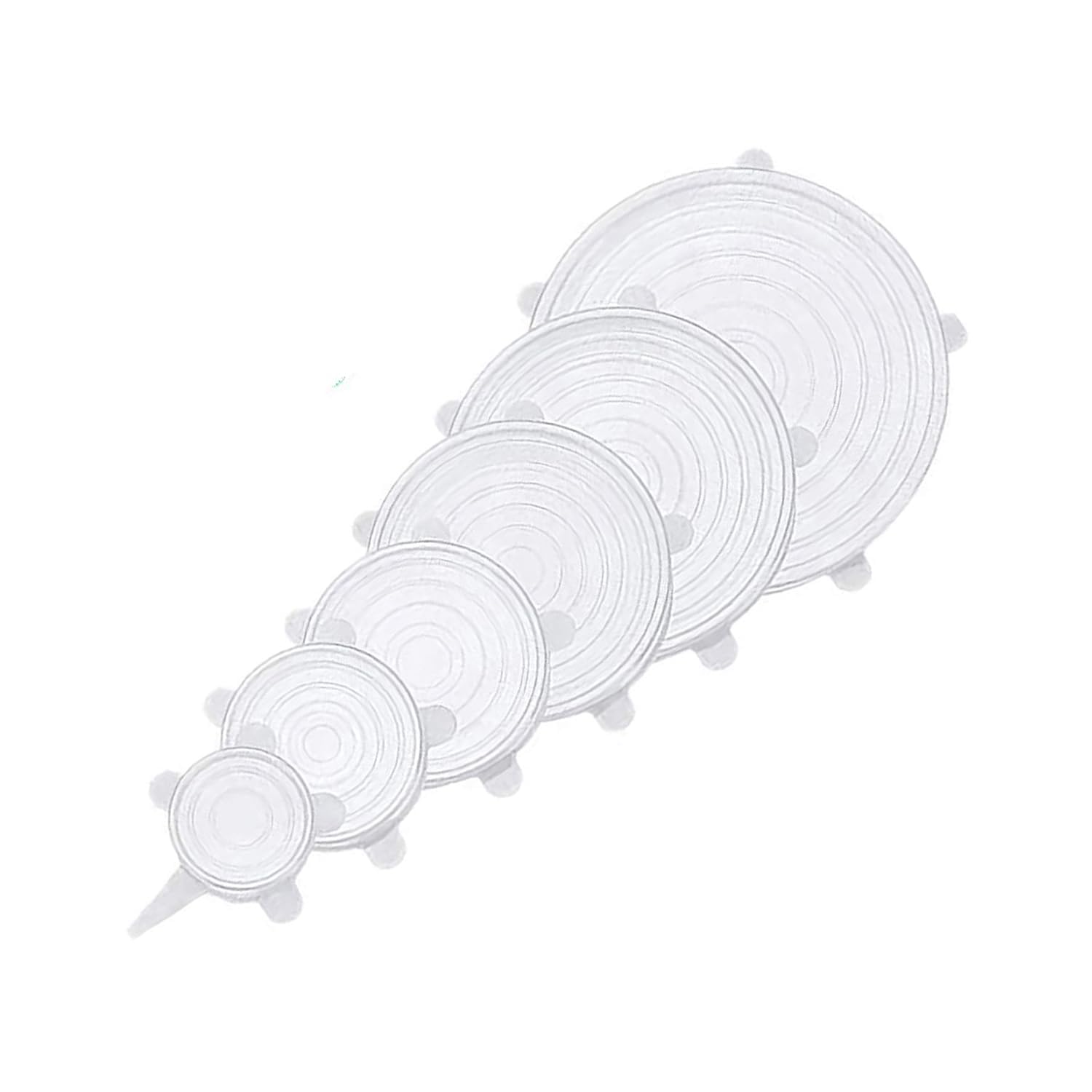 UTRIORIX Silicone Stretch Lids Safe for Microwave Use Reusable, flexible covers for dishes, platters, mugs, cans, jars, and squa