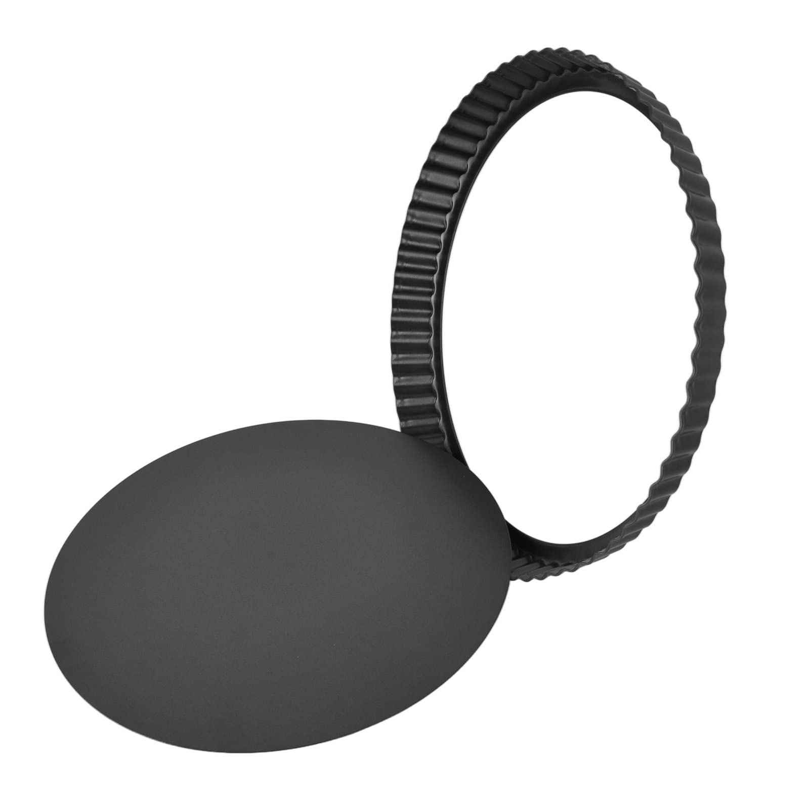 Round Tart Pan, Removable Bottom Non Stick Tart Pan Large Fluted Tart Pans For Baking, Quiche Pan(13-Inch)