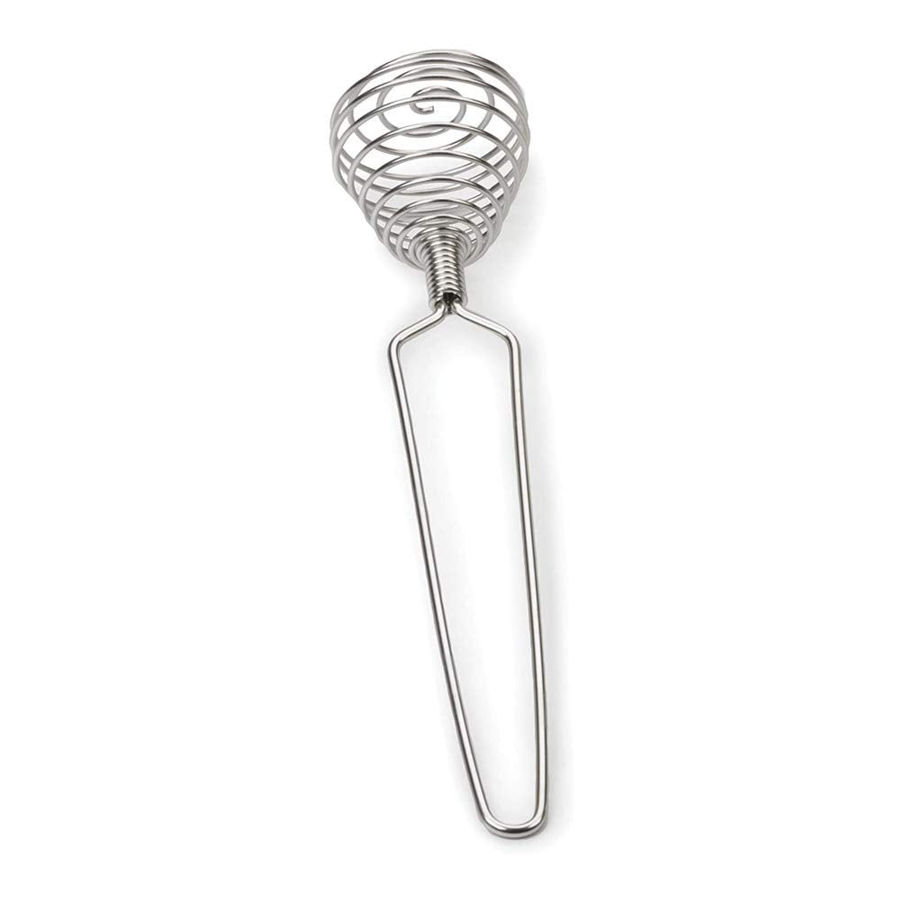 Mini French Spring Whisk, 8.67 Inch Silver Stainless Steel Spring Coil Whisk, Hand Eggbeater Egg Mixer Whisk Blender Stirring Be