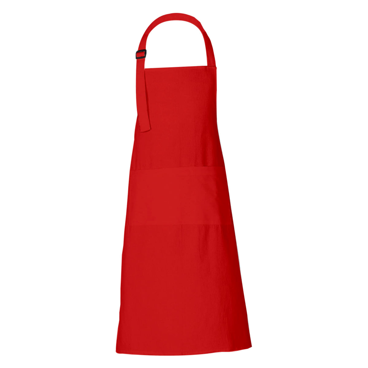 Rajrang Chef Apron For Women Men With Pockets Cotton Kitchen Cooking Long Plain Aprons Red 35X27 Inches