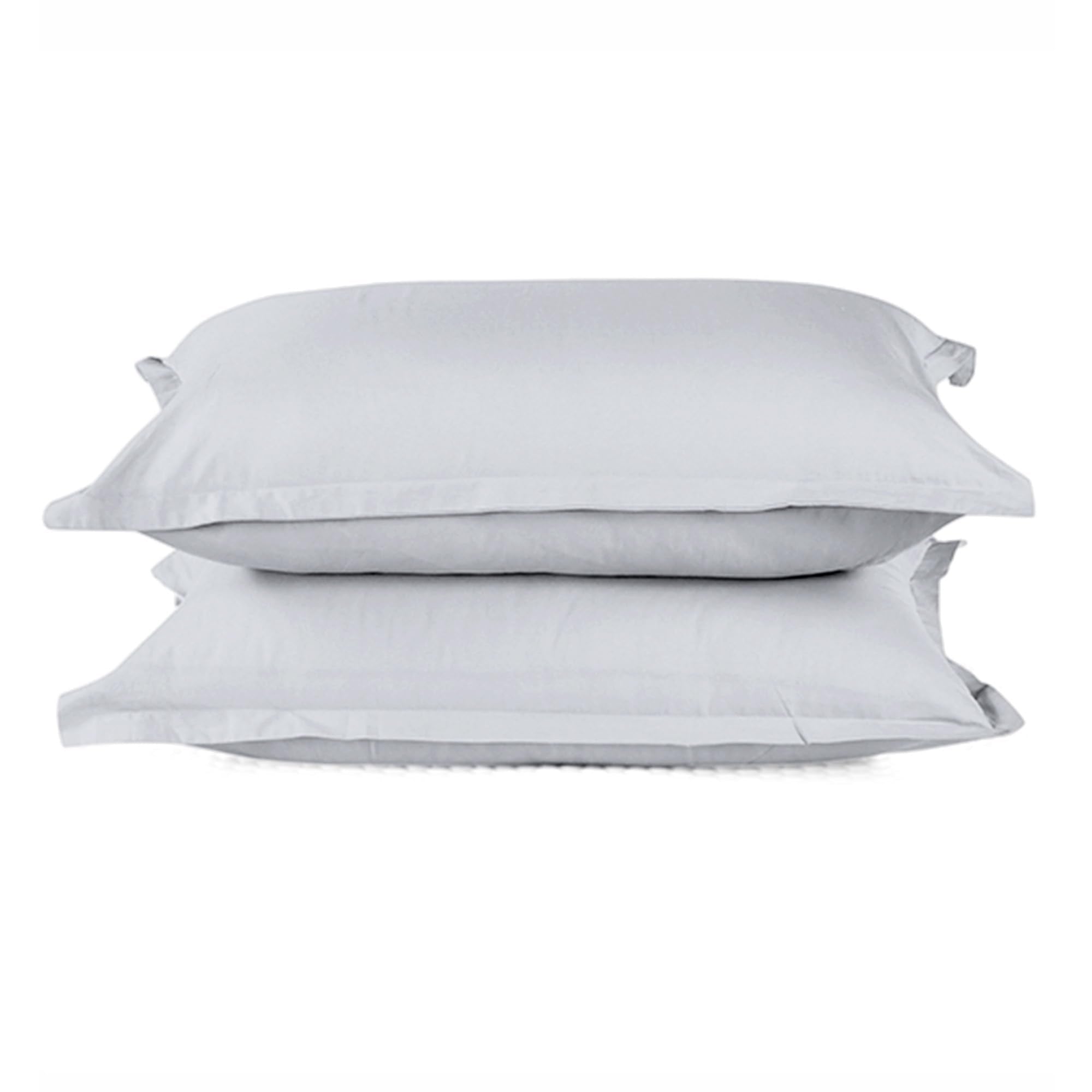 Sleepycat Cotton ?Solid Pillow Case With Envelope Closure  Pack Of 2 Count | Coloured With AzoFree Dyes And OekoTex Certified