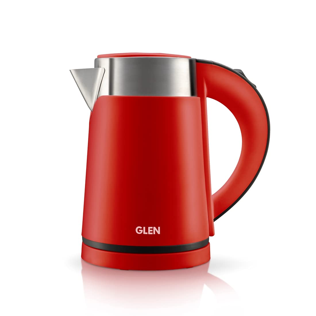 Glen Electric Kettle 0.8 Ltr 800 Watt (Sa 9004 Red)