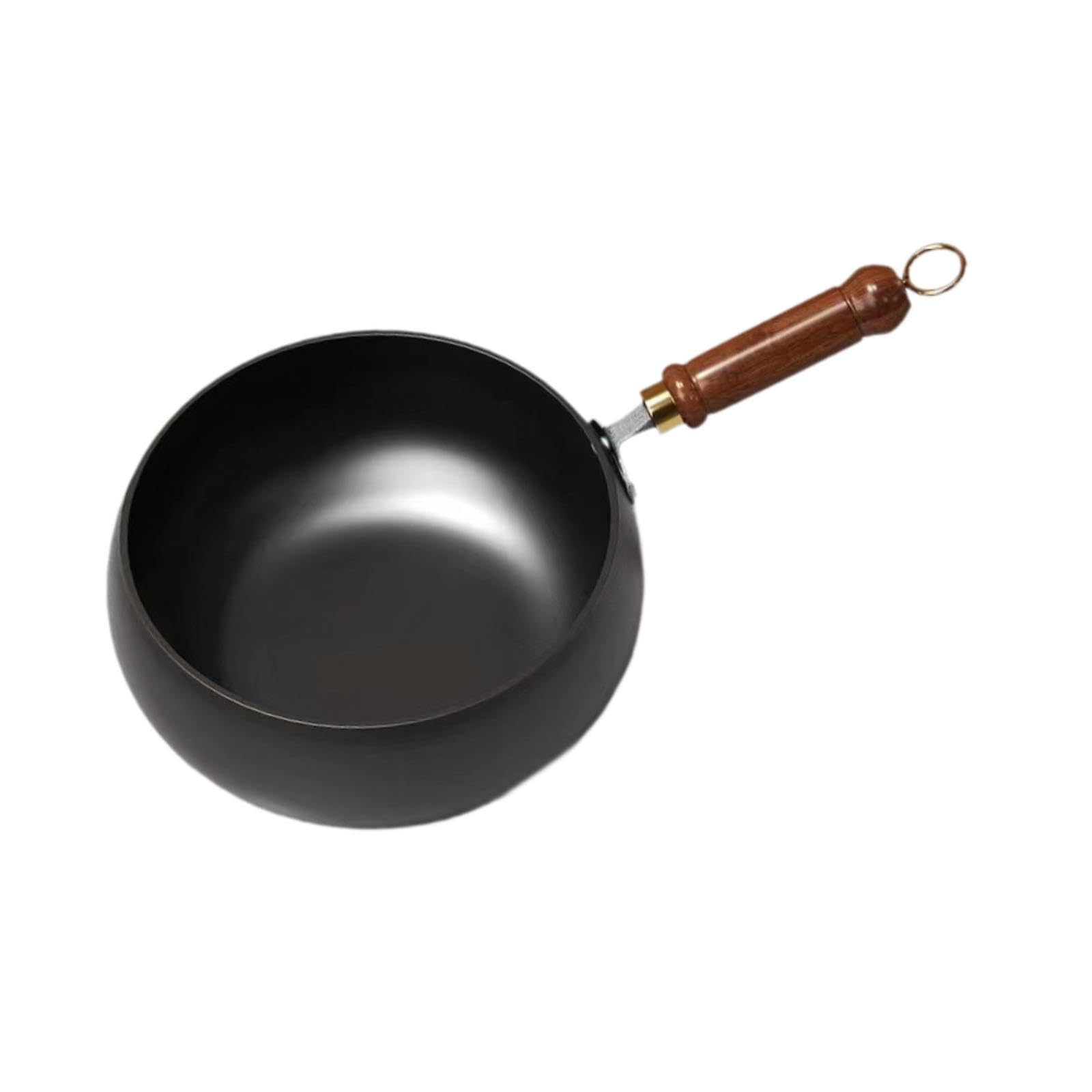 Myaddiction Nonstick Wok No Coating Gas Boiling Stir Fry Pan For Restaurant Camping Home Without Lid