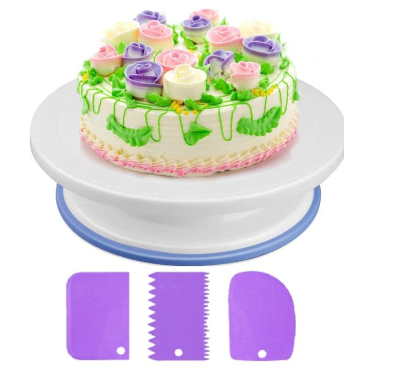 Hllmx 6 Pcs Cake Scraper Set Cake Edge Decoration Tool Cake Scraper Set Cake Scraper Smoother Tool Set Cake Icing Scraper Smooth