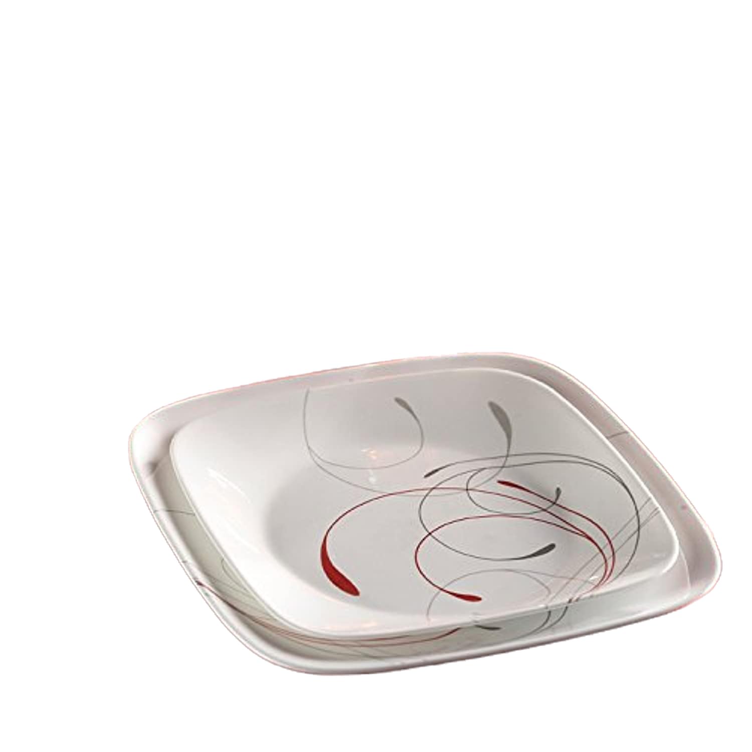 Corelle Square 16-Piece Dinnerware Set, Splendor, Service for 4