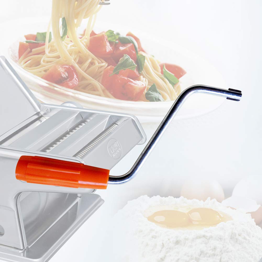 Pasta Maker, Roller Pasta Machine Stainless Steel Noodle Maker Handle Tool Parts Fixing Clip Durable Manual Noodle Maker Pasta M