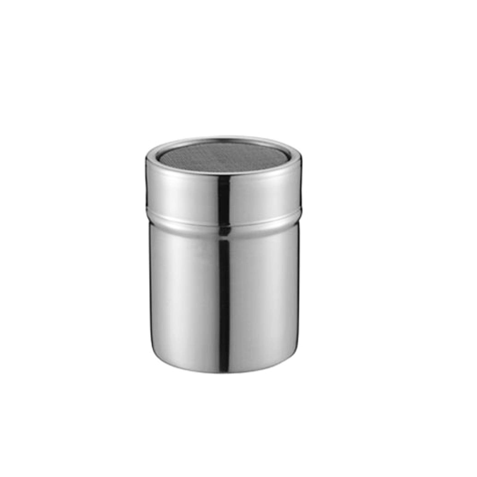 Powder Sugar Shaker With Lid For Kitchen Baking Cooking, Stainless Steel Fine Mesh Shaker Cinnamon Lcing Sugar Powder Cocoa Flou