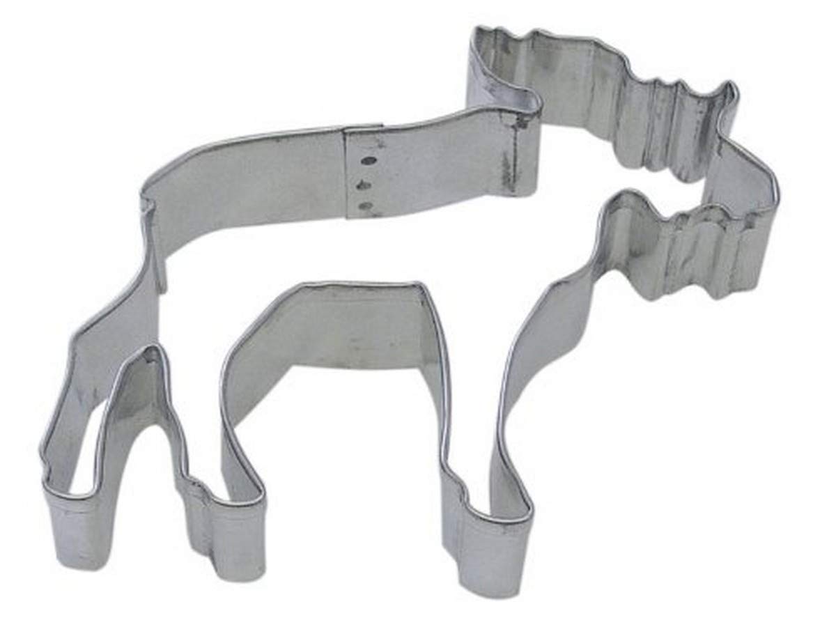 R&M Moose 4'' Cookie Cutter In Durable, Economical, Tinplated Steel