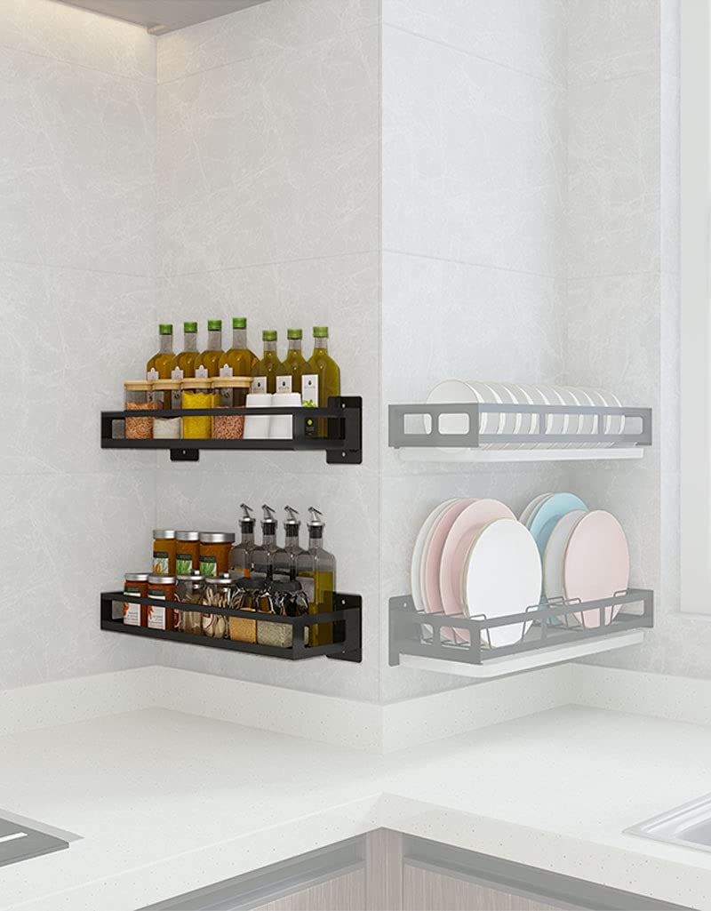 Kitidy Wall-mounted Kitchen Storage Organizer (Spice Rack)
