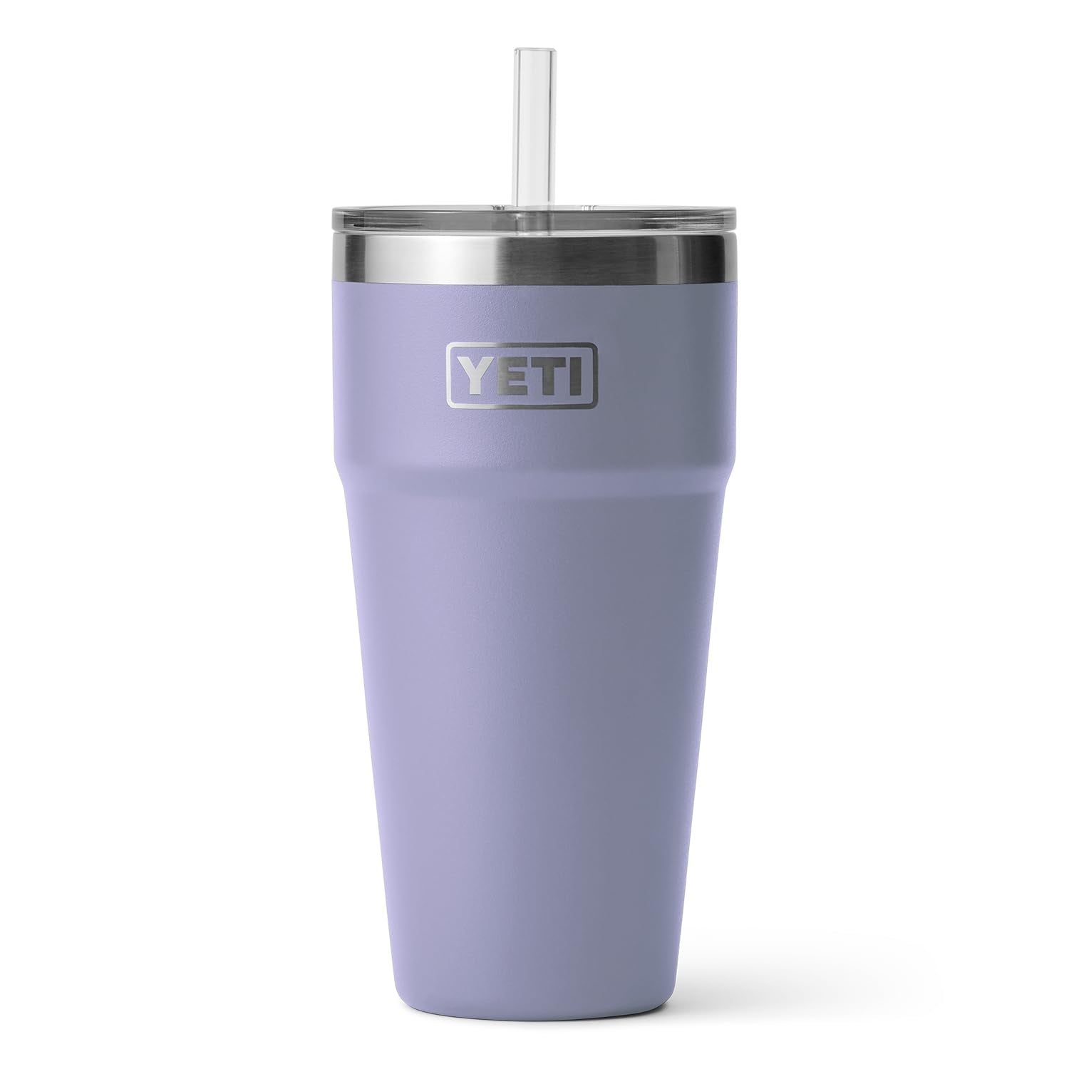 Yeti Rambler 26 Oz Straw Cup, Vacuum Insulated, Stainless Steel With Straw Lid, Cosmic Lilac