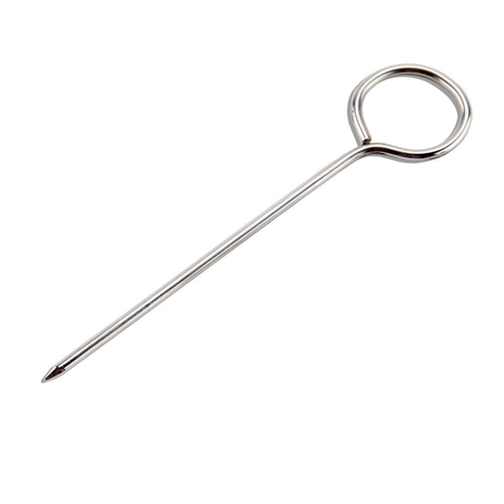 Royal Industries Round Skewers, Stainless Steel, 5'' Inches 12 Pack