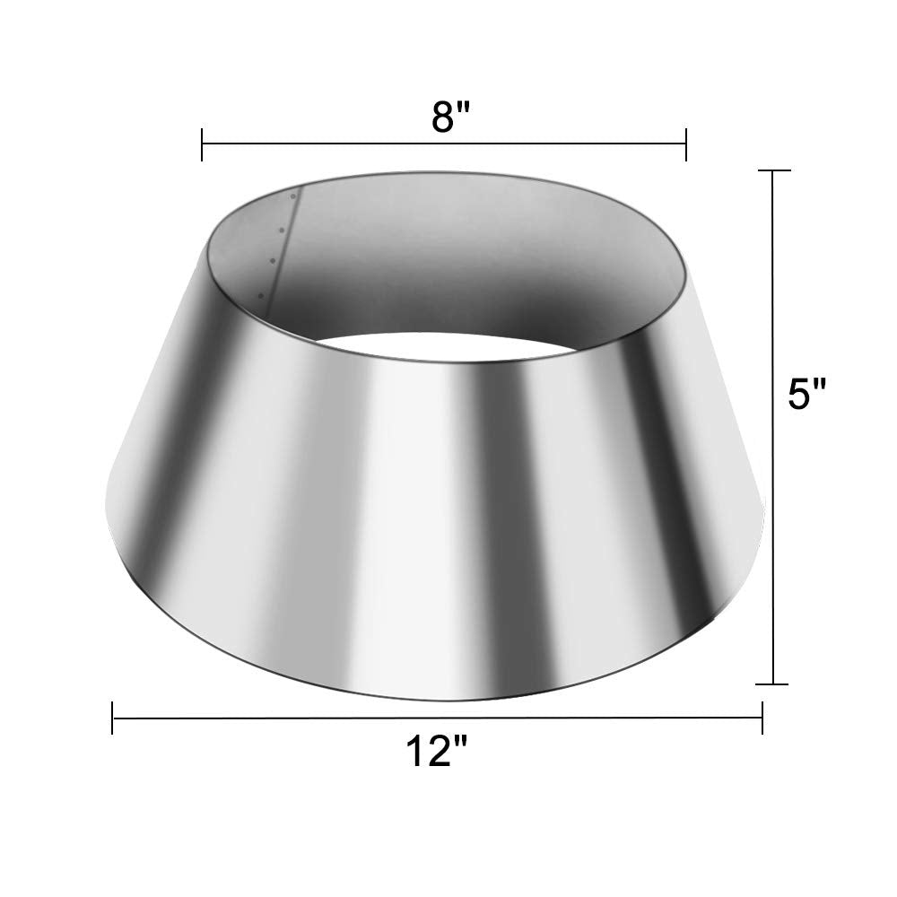 Outspark BBQ Whirlpool for Weber Kettle 22/26.75 WSM Smokey Mountain  XL Kamado XL Big Green Egg  Stainless Steel Barbecue Charcoal Grill Accessories Medium Size