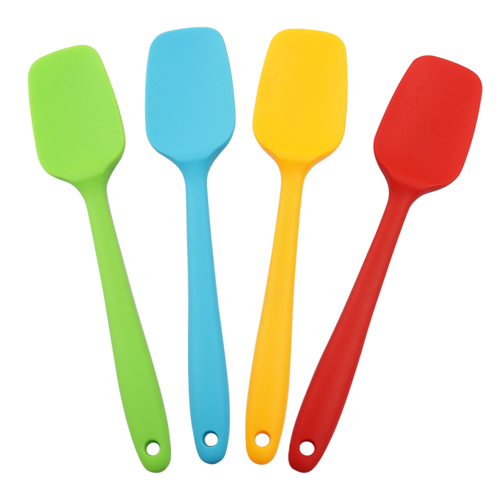 ISDVBUY 4Pack Silicone Spatula Set, 8.3 Inch Multicolor