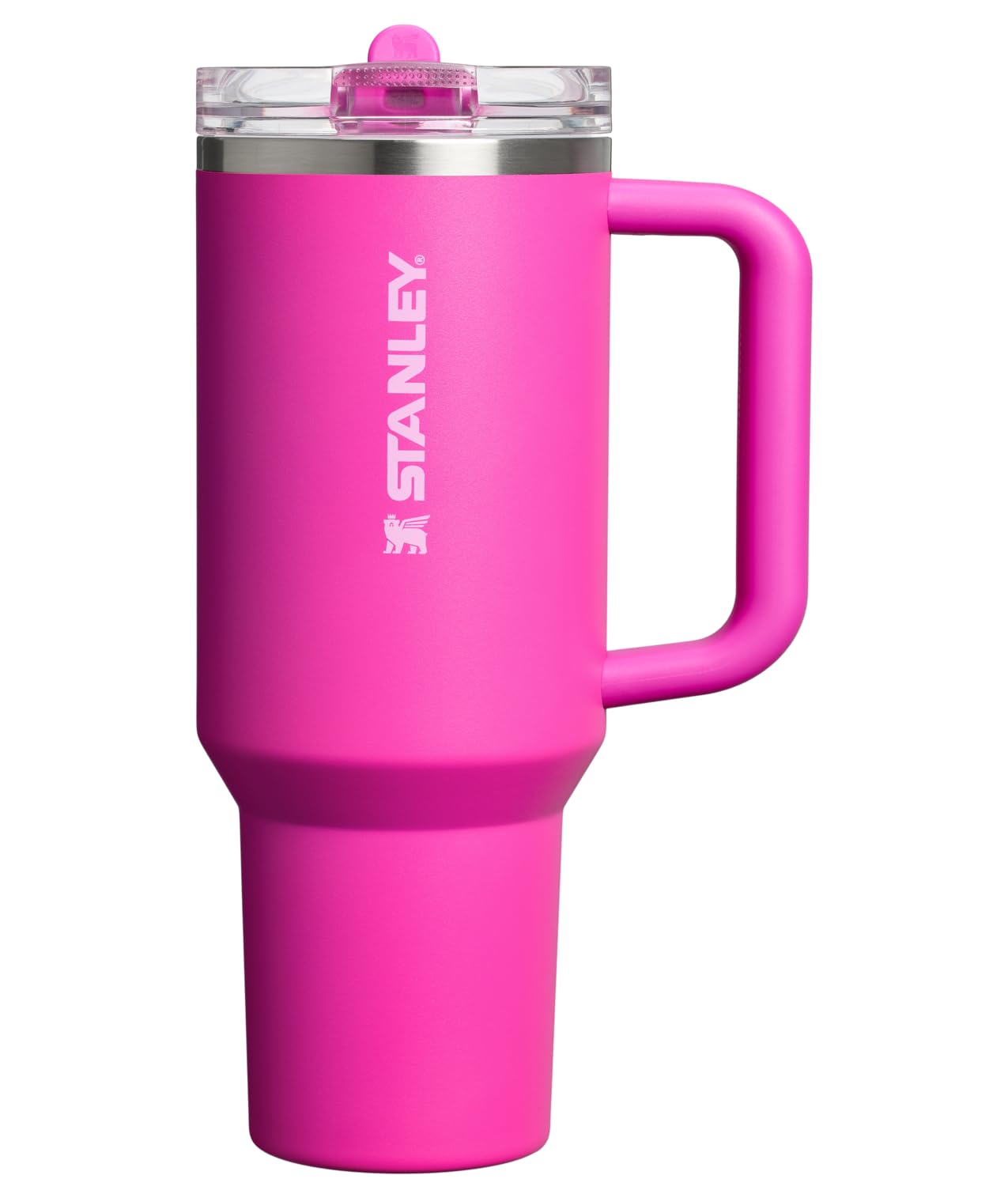 Stanley Quencher ProTour Flip Straw Tumbler with Leakproof Lid 40 oz | Built-In Straw and Handle | Cup Holder Compatible for Tra