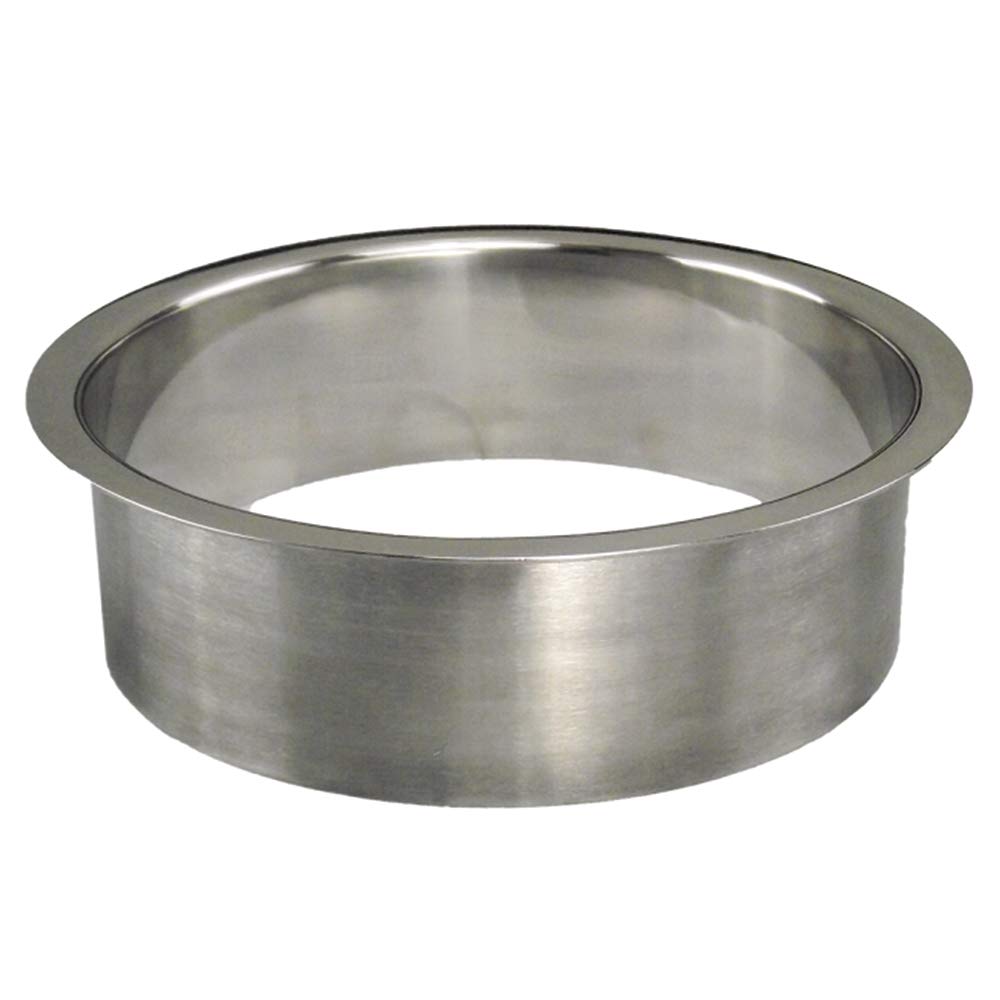 Hardware Concepts Polished Stainless Steel 6'' X 2'' Trash Grommet (1)