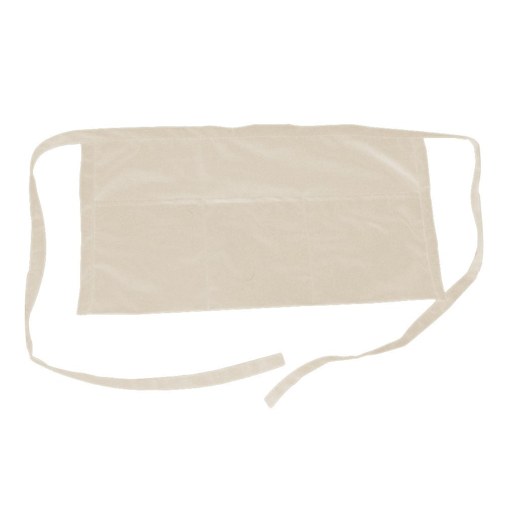 3Nh 3 Deep Pockets Waist Apron, Restaurant Half Aprons For Waiter, Chef, Baker, Servers, Polyester Cotton, 24 X 12 Inches