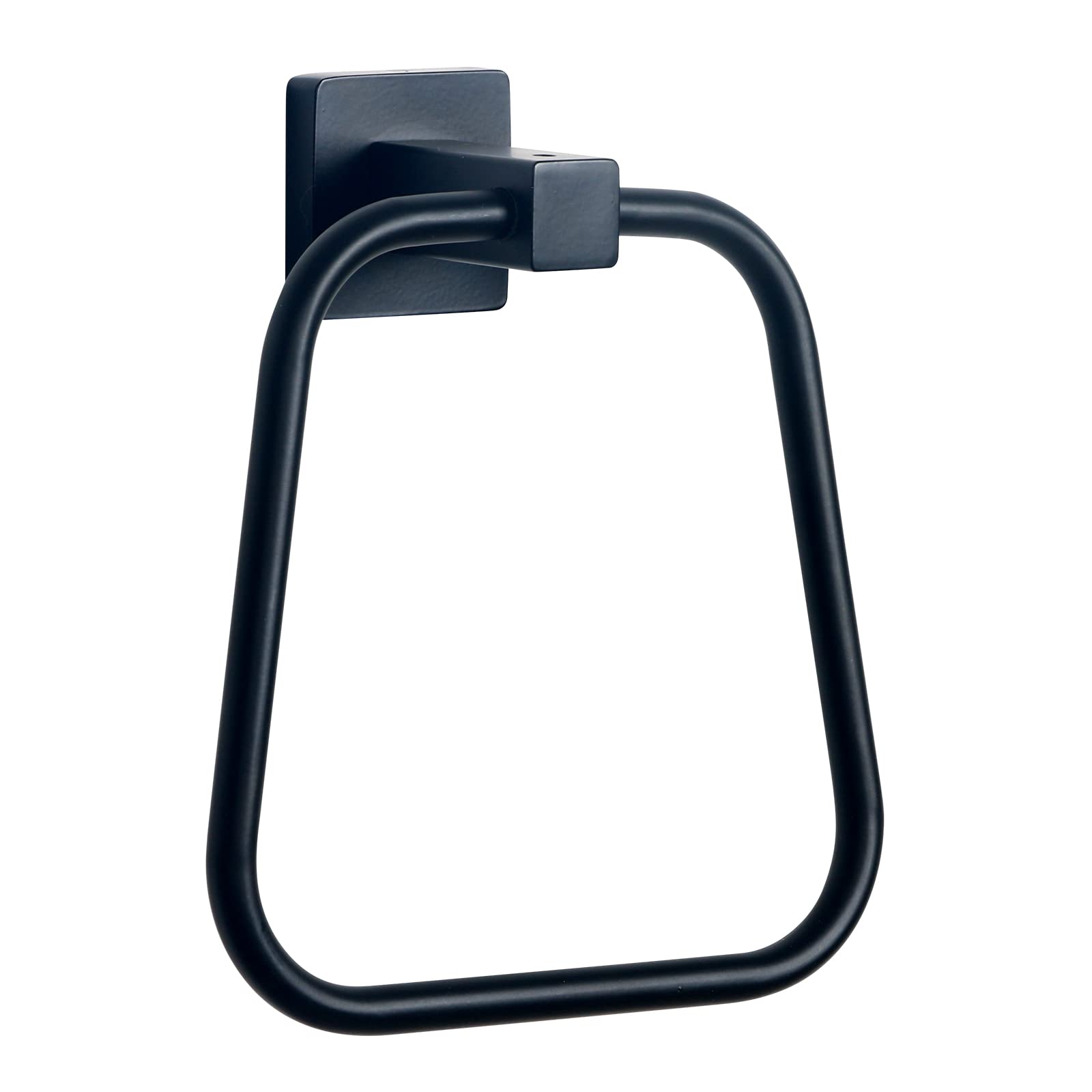 HouseAid Trapezoid Towel Holder for Bathroom, Stainless Steel Towel Ring, Modern Bathroom Hand Towel Rack, Wall Mounted, Matte B