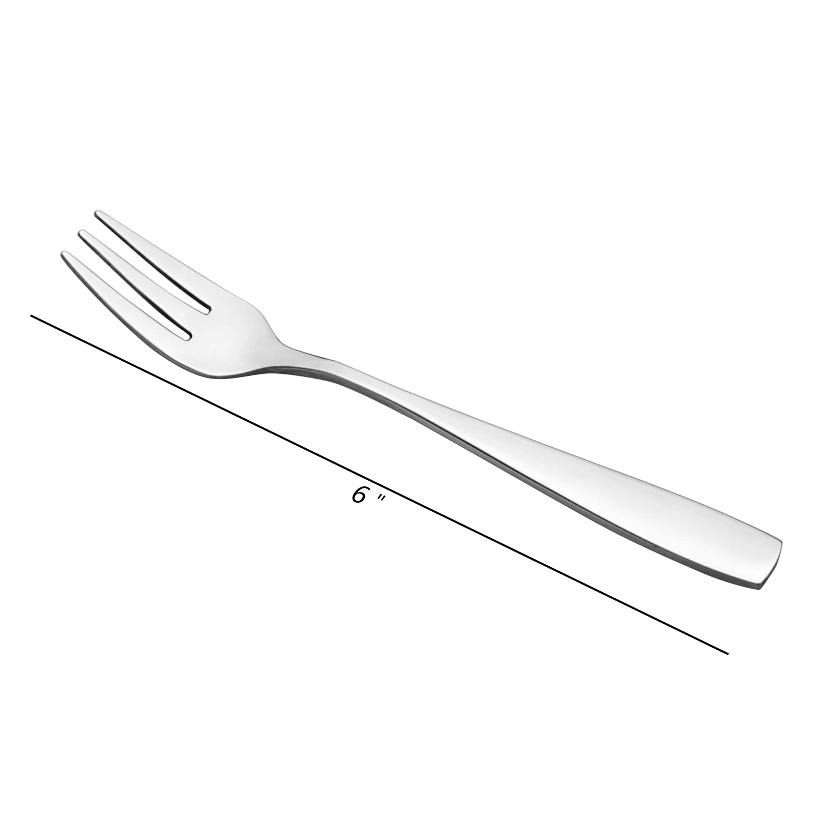 Kekow 12 Pieces Stainless Steel Tasting Appetizer Cake Forks, F