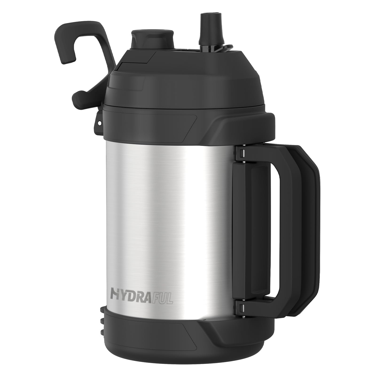 1 gallon water jug, 128 oz Large Insulated Stainless Steel Sports Water Jug, Large Triple Wall Vacuum Insulation Water Bottle-Ke