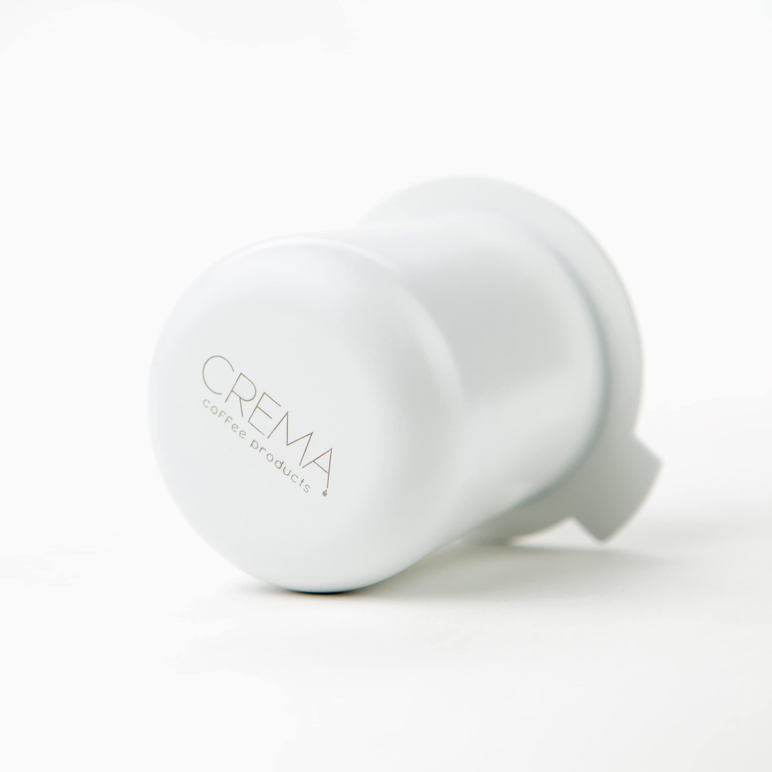 Crema Coffee Products | 54Mm Dosing Cup | White | 100% Stainless Steel | Espresso Coffee Dosing Cup | Fits 54Mm Breville Portafi