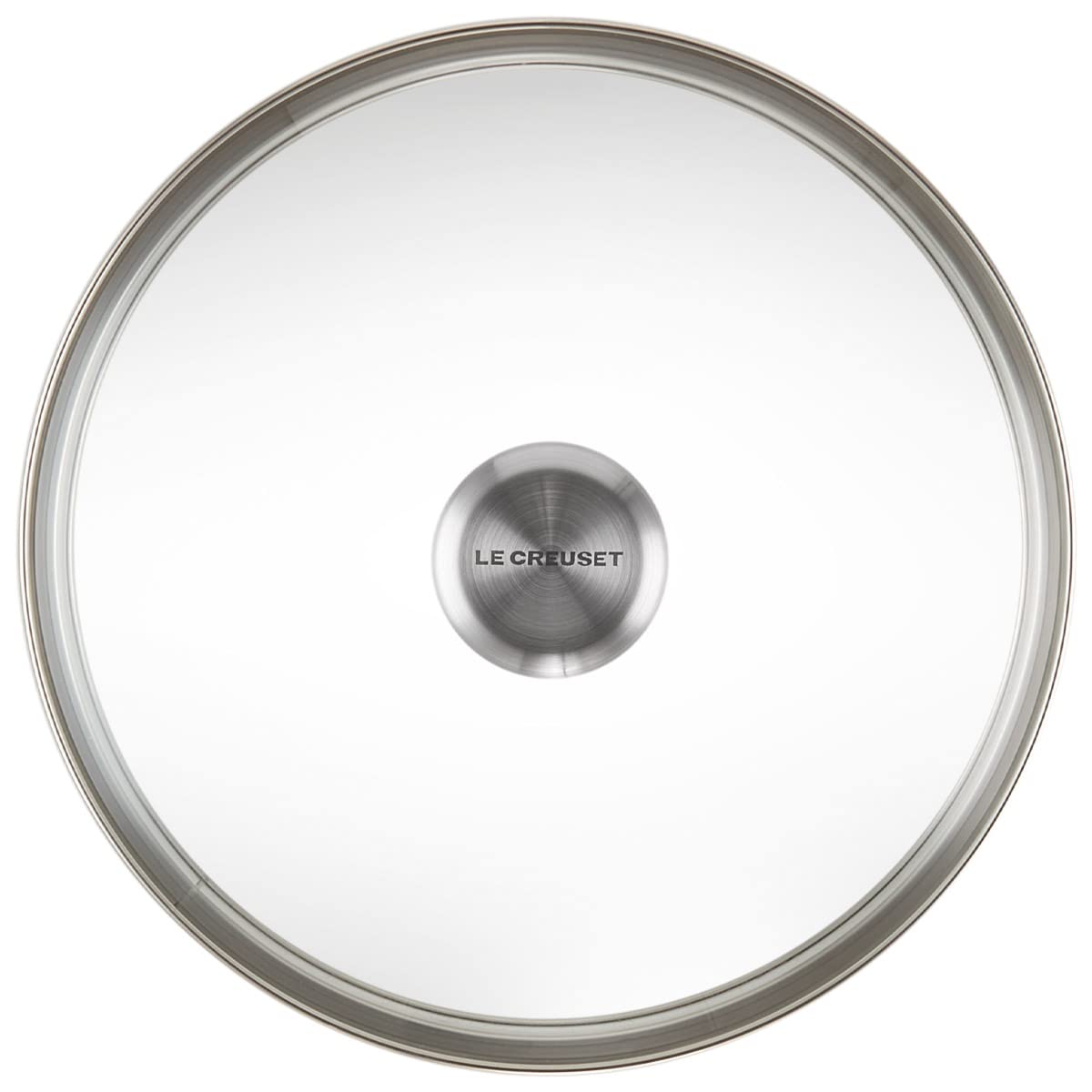Le Creuset Signature Glass Lid With Stainless Steel Knob, 8''