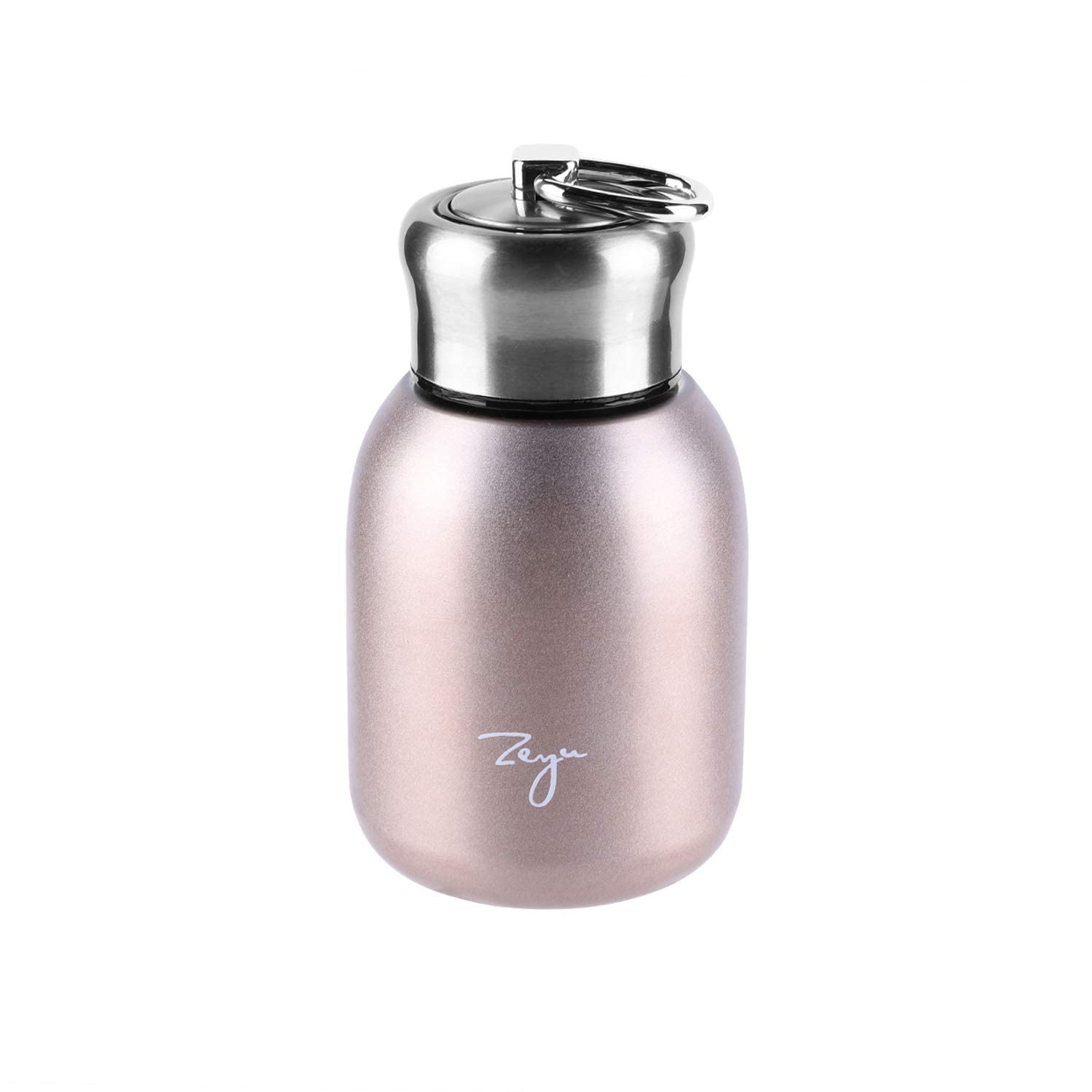 Mini Thermal Mug, 10Oz/300Ml Mini Thermos Mug Leak Proof Vacuum Flasks Travel Thermos Cup Portable Stainless Steel Drink Water B