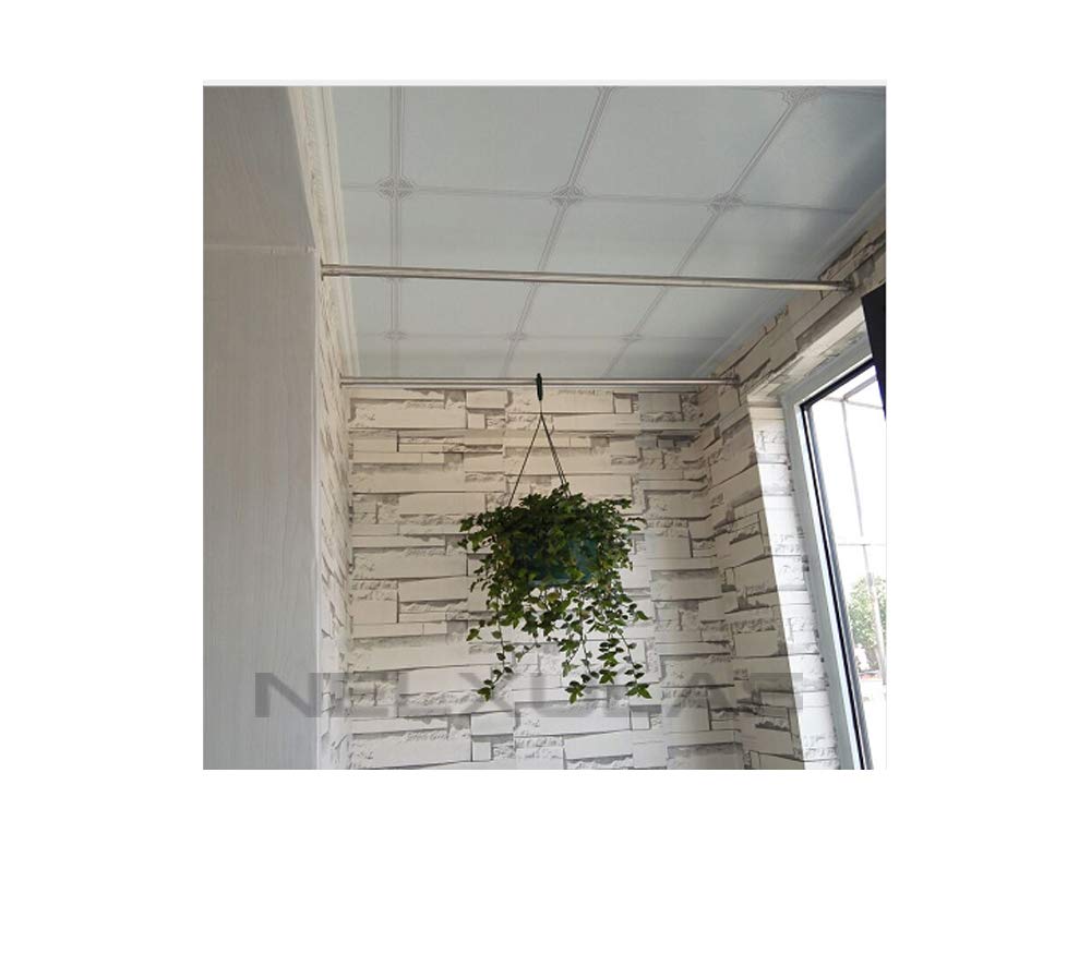 Nelxulas Stainless Steel Heavy Duty Closet Rod Holder,Shower Curtain Rod End Supports Socket,Flange Rod Holder Closet Pole,Adjus