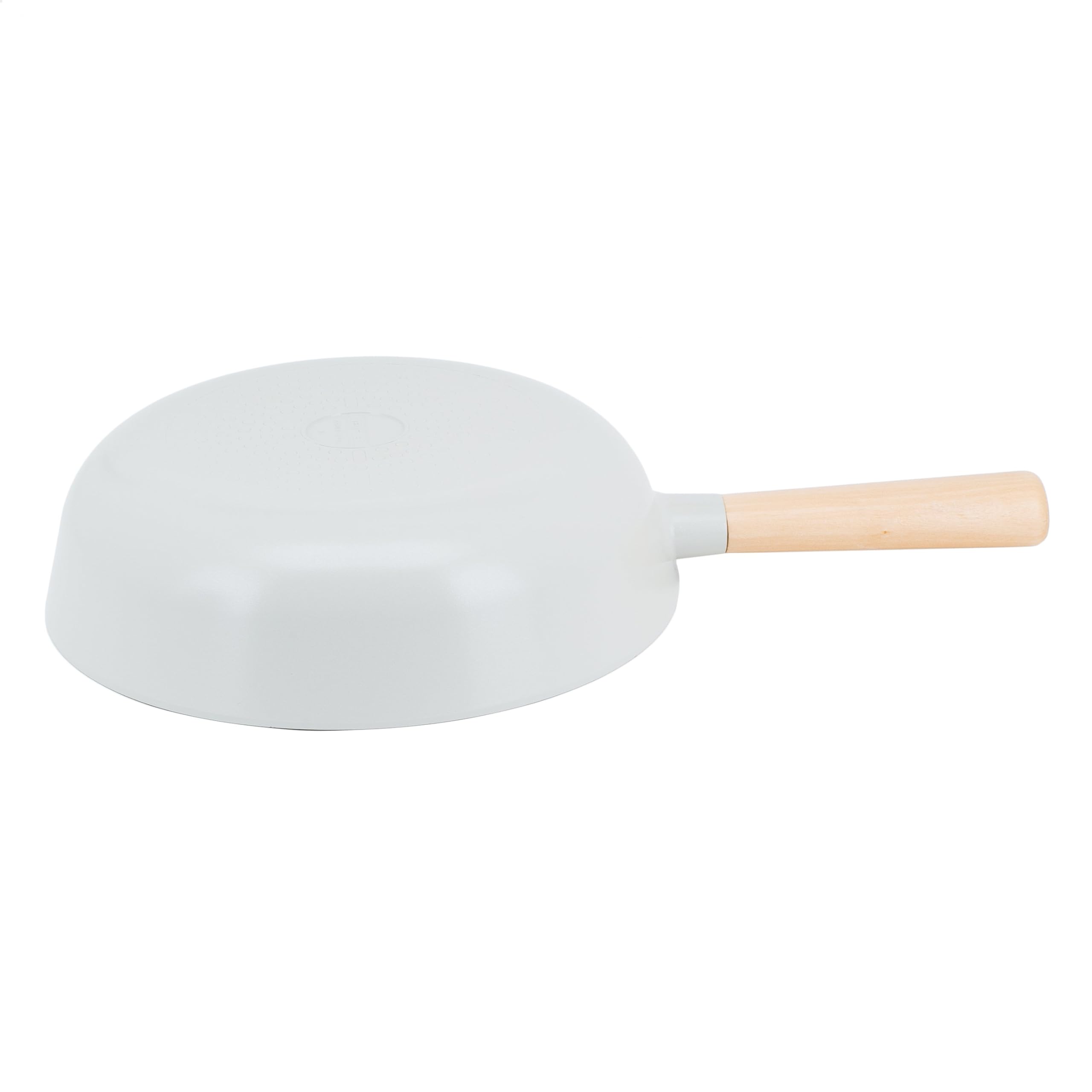 Fika 9.5 Inch Nonstick Frying Pan With Wooden Handle, Induction Compatible Cookware For All Stovetops, Kitchen Essential Ceramic