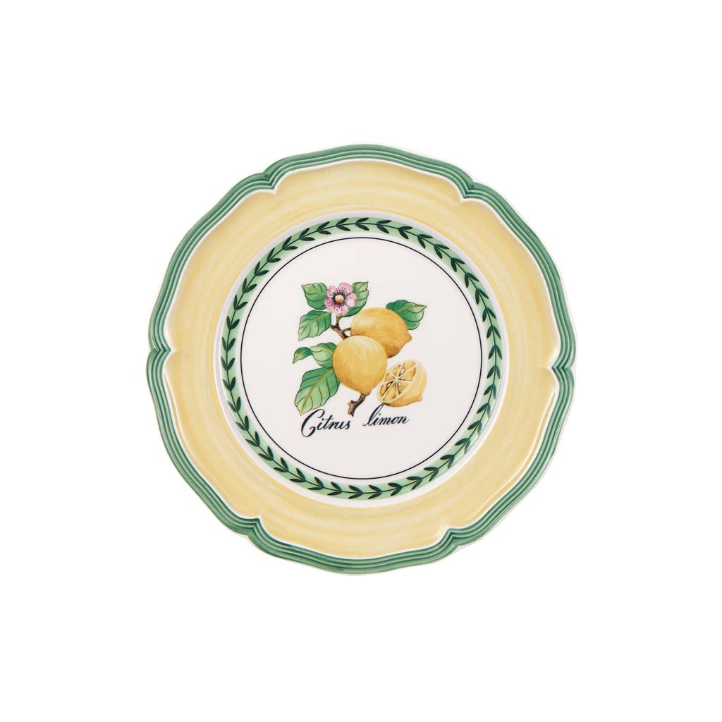Villeroy & Boch French Garden Salad Plate, 8.25 In, Valence Lemon