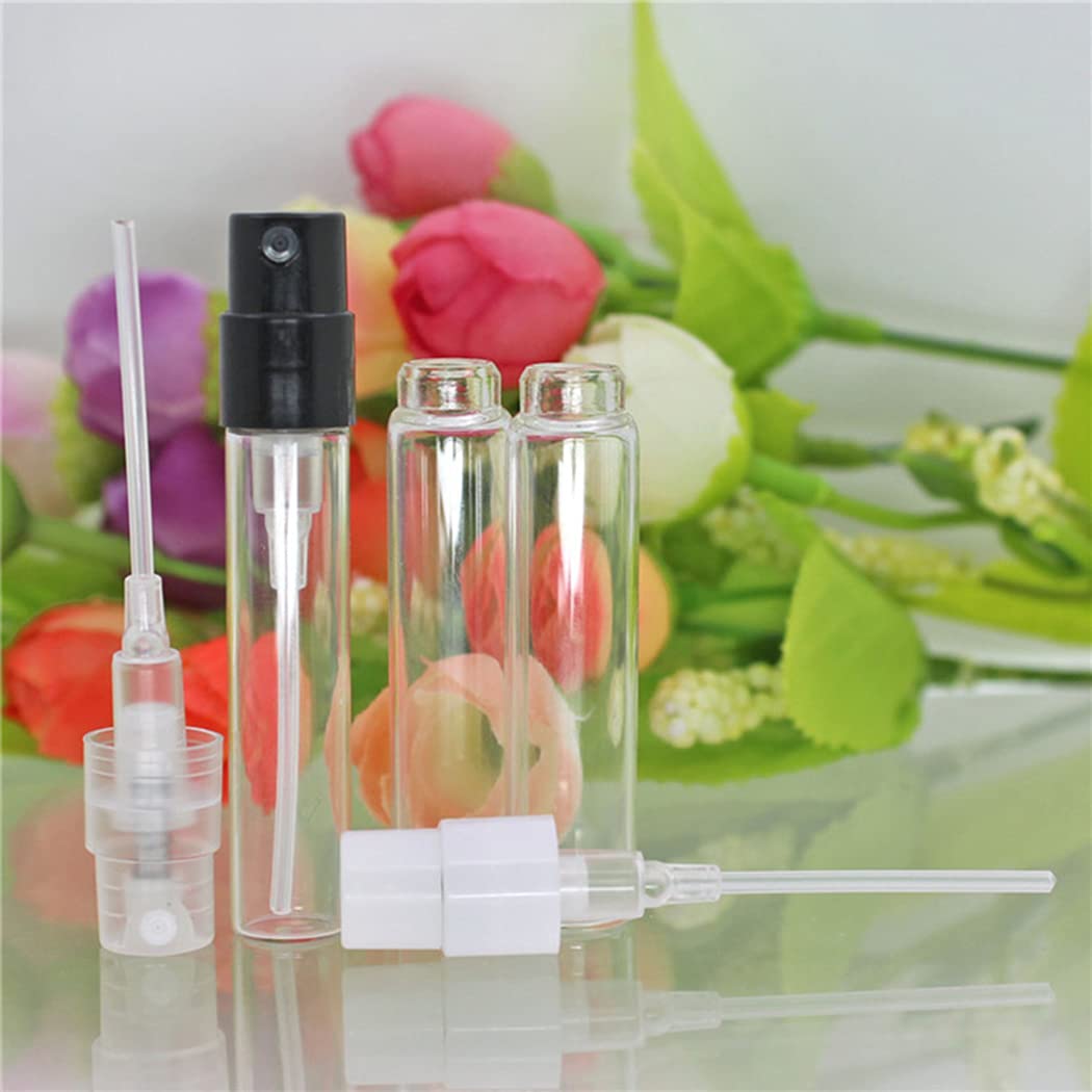 Zbfwmx Mini Refillable Bottle Cologne Sample Pocket Small Empty Glass Spray Bottles Travel Size Atomizer Vintage Perfume Bottle