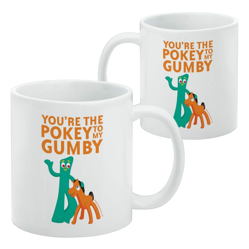 GRAPHICS & MORE You're The Pokey To My Gumby Best Friends Ceramic Coffee Mug, Novelty Gift Mugs for Coffee, Tea and Hot Drinks,
