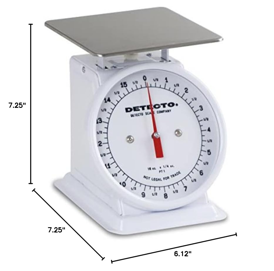 Detecto Top Loading Portion Scales Mechanical, 1 Kg Capacity