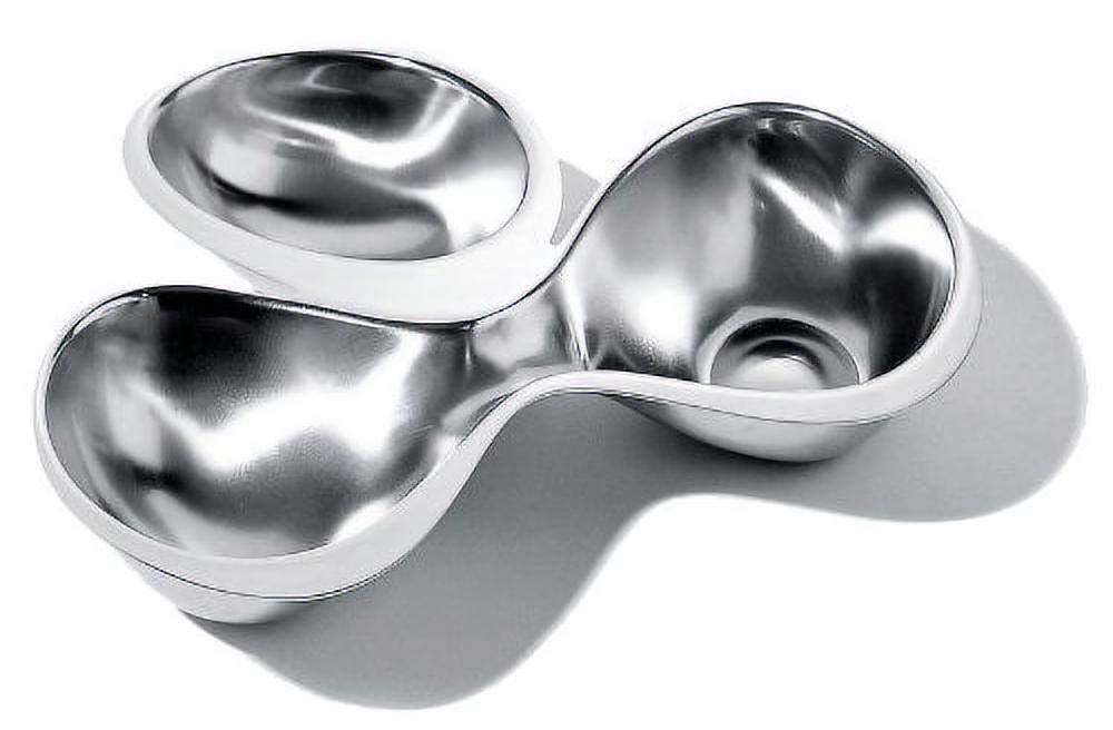 Alessi Babyboop 3-Section Container, Steel
