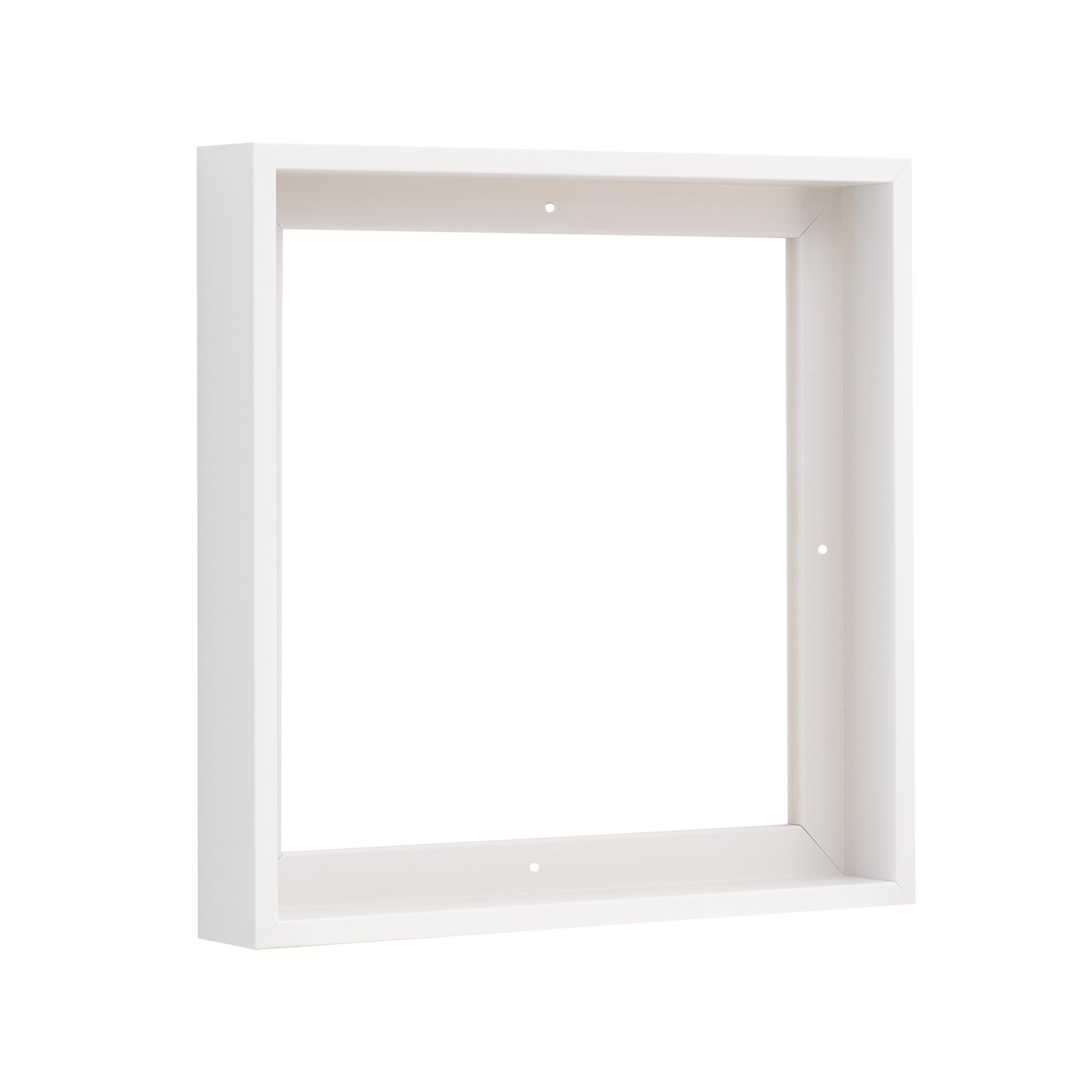 Pixy Canvas 14X14 Floater Frame For 15 Deep Canvas Paintings, Wood Panels & Stretched Canvas Boards 4 Colors Available (White, 1