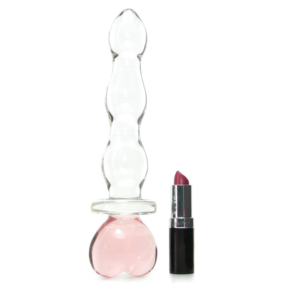 Ns Novelties Crystal Heart Of Glass, Pink