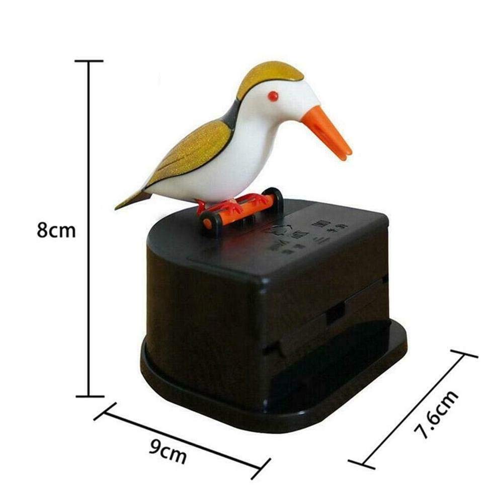 Little Bird Toothpick Dispenser, Push Type Toothpick Bird Dispenser, Woodpecker Toothpick Dispenser, Table Toothpick Case Storag