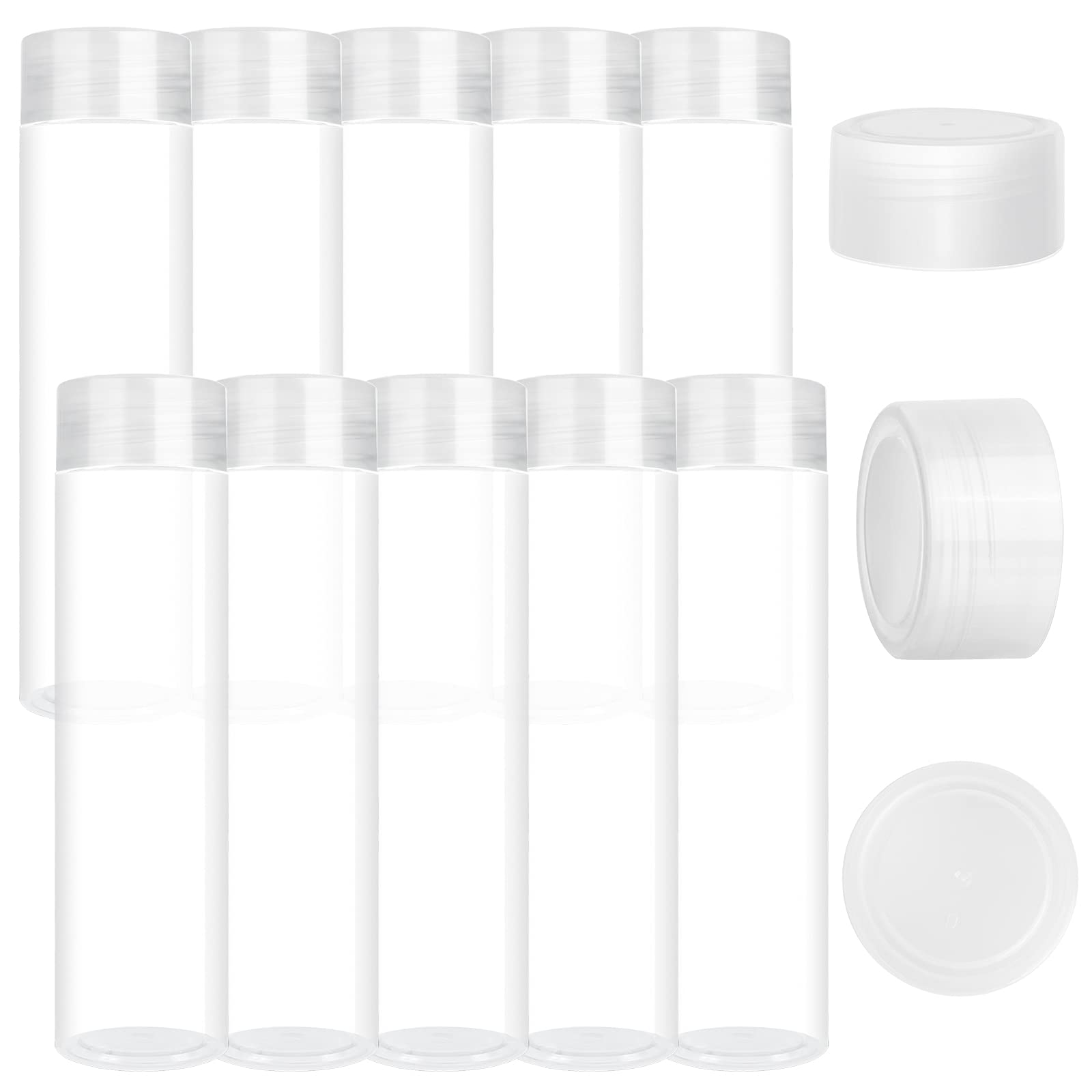 Aneco 12 Pack 12 Ounce Pet Empty Juice Bottles With Lids Reusable Clear Drink Containers For Storing Juice, Milk, Smoothie Or Ho