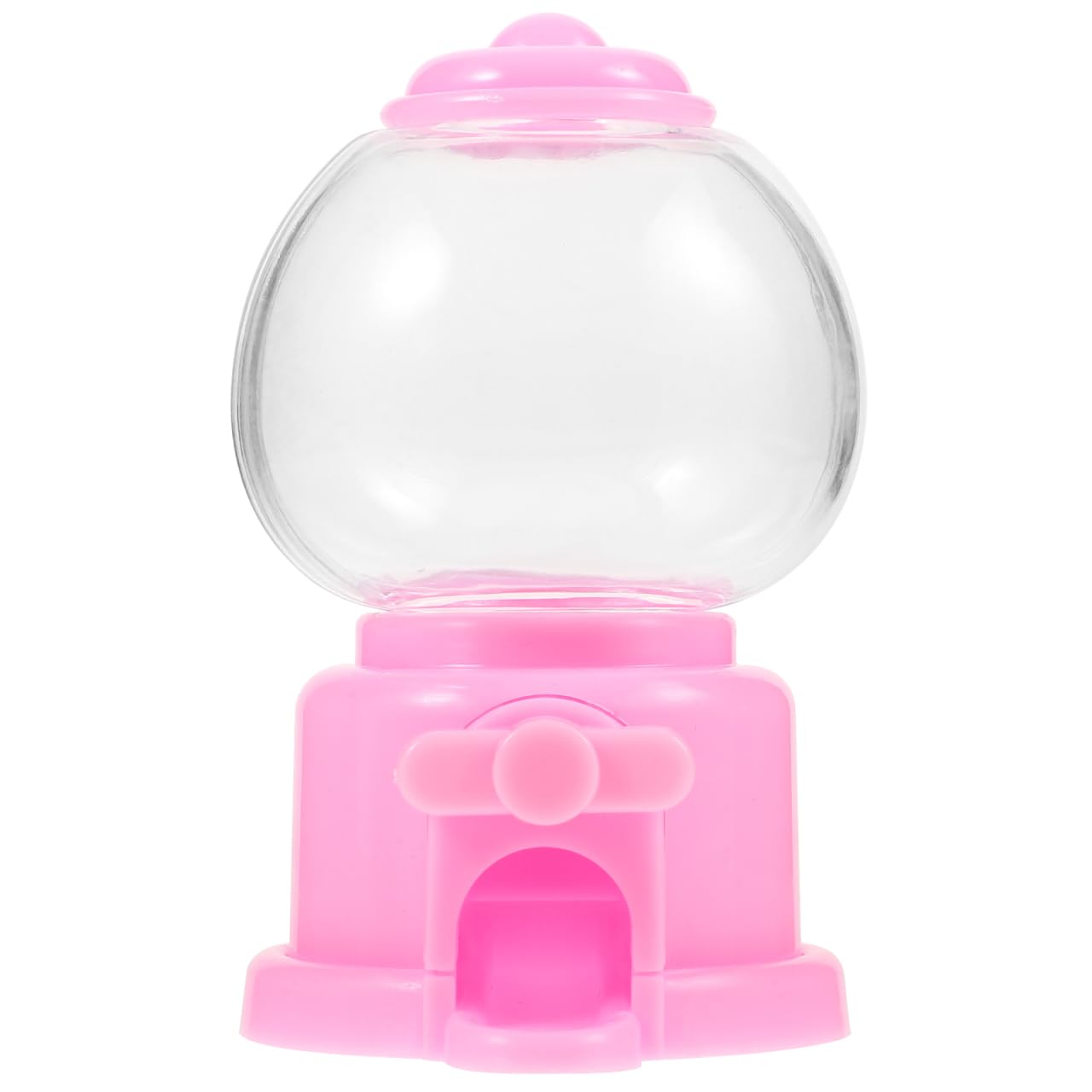 Alipis Gumball Machine for Kids: Pink Bubble Dispenser - Mini Candy Machine for Birthday Party Favors, Plastic Small Toy Gumball