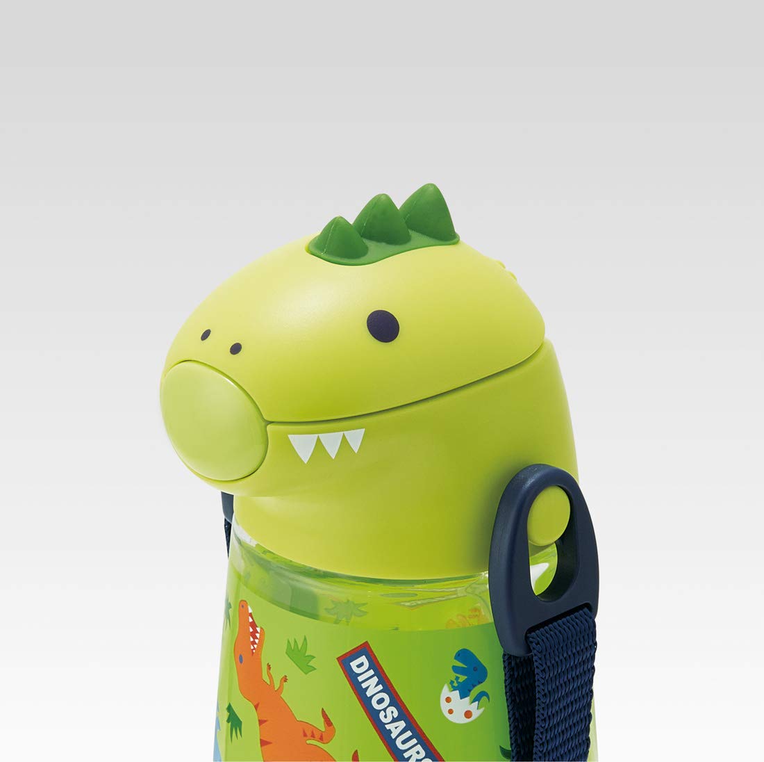 Skater Pshc4Dk-A Dinosaurus Die-Cut Bottle With Straw, 14.2 Fl Oz (420 Ml)