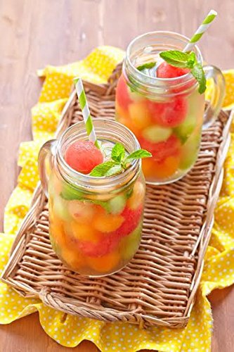 Outside The Box Papers Strawberry Shortcake Theme Polka Dot And Striped Paper Straws 7.75 Inches 100 Pack Red, Pink, Lime Green,