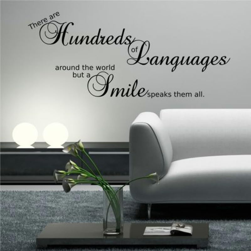GADGETS WRAP Wall Decal Vinyl Sticker Hundreds of Languages for Office Home Wall Decoration