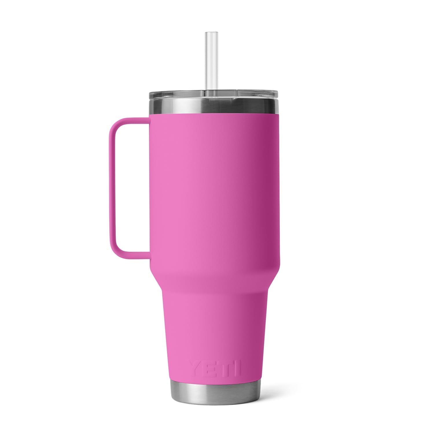 Yeti Rambler 42 Oz Straw Mug, Vacuum Insulated, Stainless Steel, Wildflower Fuchsia