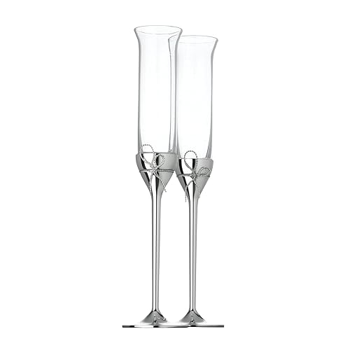 Vera Wang Wedgwood Love Knots Toasting Flute Pair