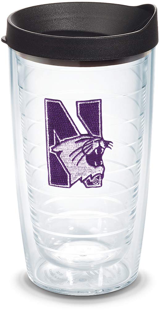 Tervis Made In Usa Double Walled Northwestern University Wildcats Insulated Tumbler Cup Keeps Drinks Cold & Hot, 16Oz, Primary L