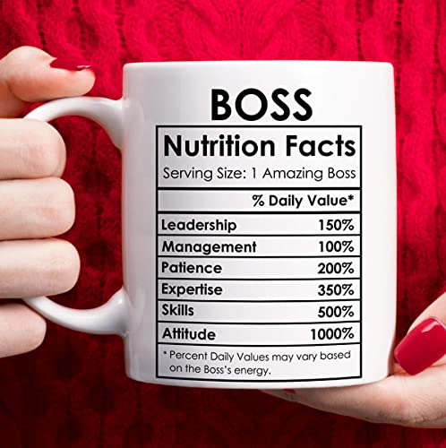 Breezy Valley Boss Coffee Mug, Best Boss Birthday Gifts For Women Men Funny, Boss Appreciation Gift, Happy Boss Day Gifts Ideas,