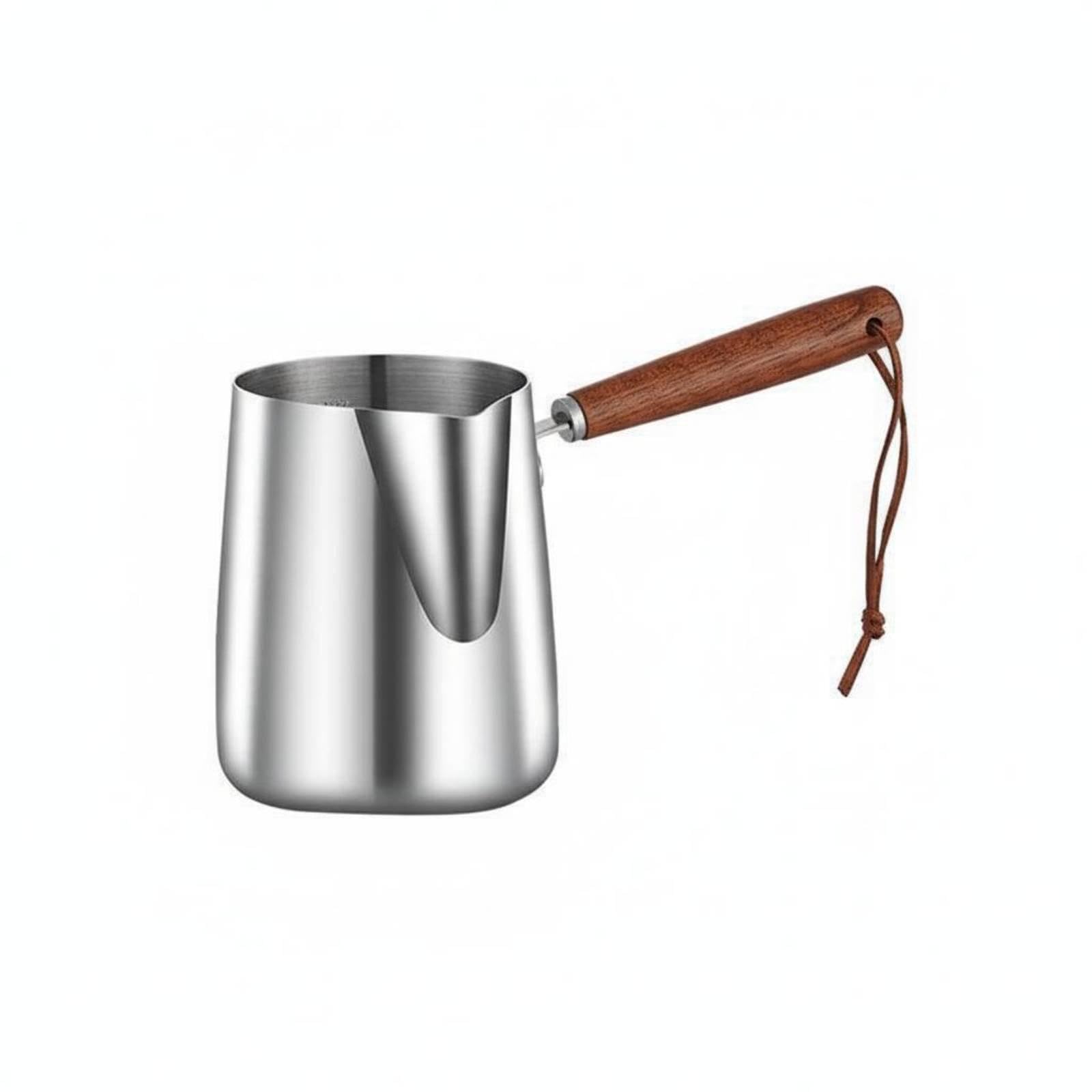 Heavenglow Espresso With Milk Art Pitcher Internal Measurement Markings Stainless Steel Milk Pot Versatile Mini Saucepan With Sp