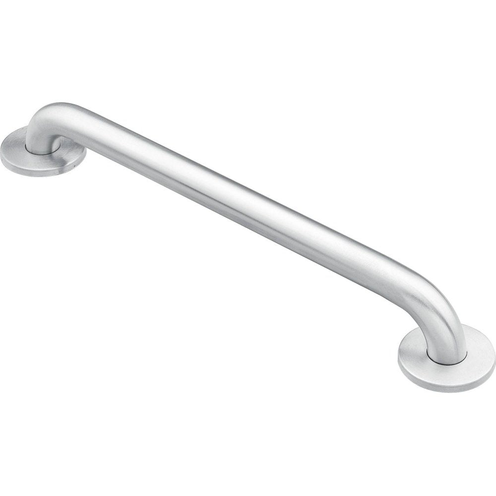 Moen Bathroom Safety 18-Inch Stainless Steel Shower Grab Bar With Concealed Screws For Handicapped Or Elderly, 8718