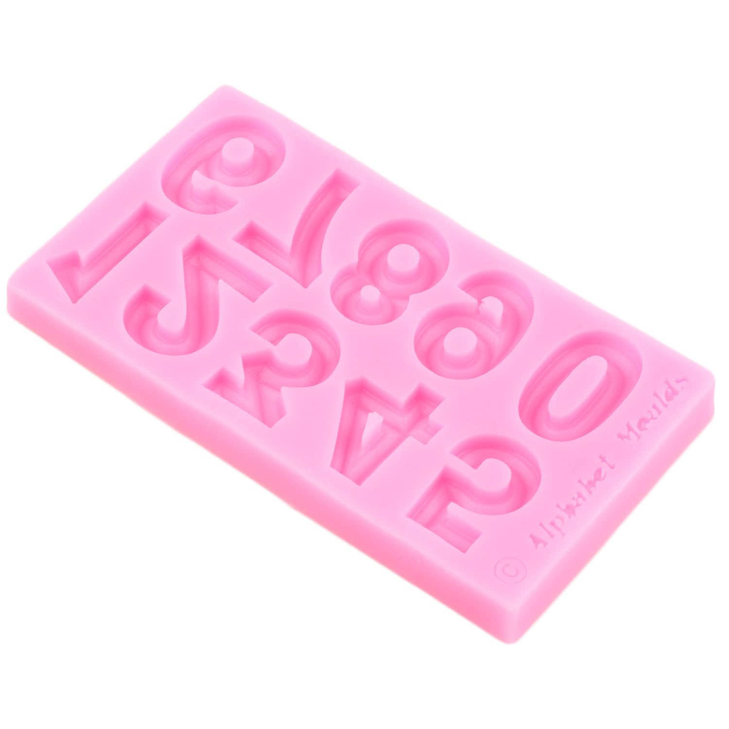 Zixiang Letter Silicone Molds Number Fondant Molds Uppercase Alphabet Letters Chocolate Molds For Sugar Cake Decorating Cupcake