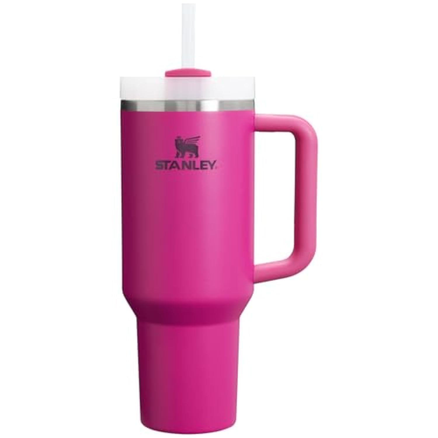 STANLEY Quencher H2.0 FlowState Stainless Steel Vacuum Insulated Tumbler with Lid and Straw for Water, Iced Tea or Coffee (Fuchs